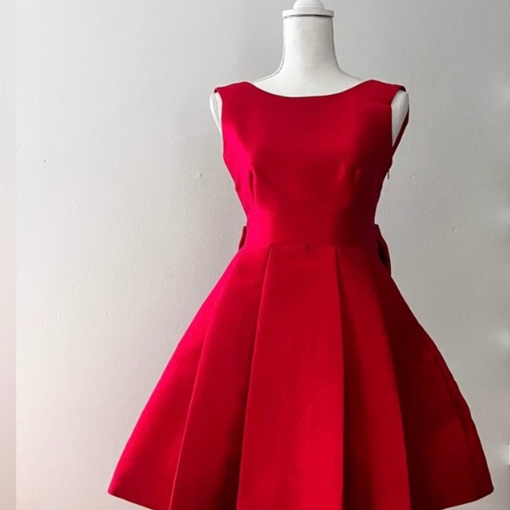 kate spade bridesmaid dresses Kate Spade New York one-shoulder tech Satin midi dress, Engine Red, Women's, 6, Cocktail & Party Wedding Guest Dresses Satin & Silk Dresses
